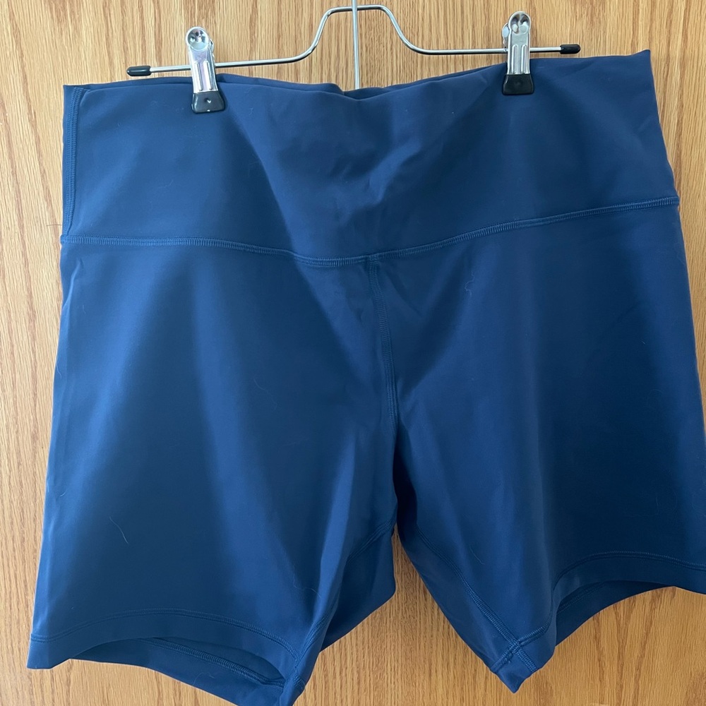 Lululemon Wunder Train High-Rise Short 8” - Mineral Blue (Size 20)